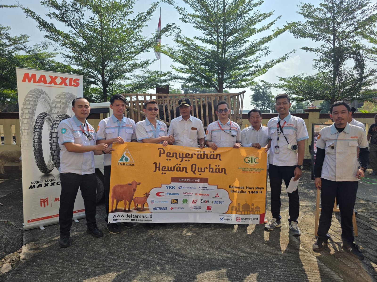Penyerahan Hewan Qurban dalam rangka Idul Adha 1446 H